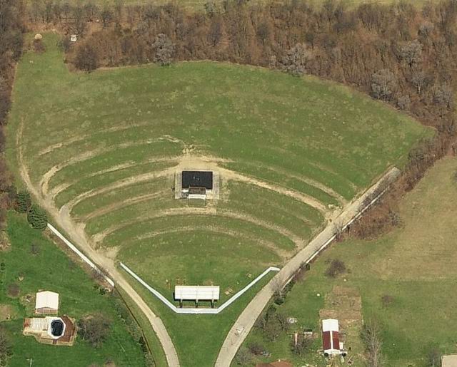 5 Mile Drive-In Theatre - Aerial (newer photo)